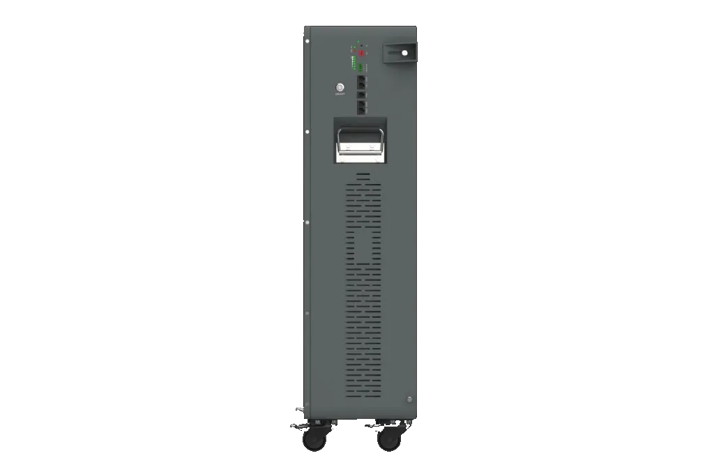 ECOBSS STORE L15 — side panel with BMS ports and ventilation