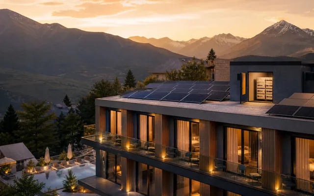 Hotel Solar in Georgia: Hybrid + Storage for HoReCa — Not Zero-Bill Slogans